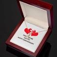 thumbnail image 6 of Together We Just Fit Alluring Ribbon Necklace, 6 of 20