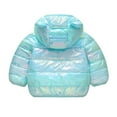 thumbnail image 3 of LOVEBAY Toddler Boys Girls Winter Coats Hooded Puffer Coat Winter Coat Zipper Unisex Winter Snow Coat, Size 12-18 Months, 3 of 5