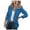 499#Blue, variant on Women's Lined Blazers Business Casual Long Sleeve Blazer Open Front Lightweight Suit Jacket for Work Dark Green XL