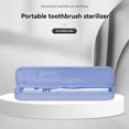thumbnail image 3 of Estuche esterilizador portátil para cepillos dentales ZL-34L con tecnología UV LED doble (UVC+UVA), desinfección automática en 5 minutos, material ABS ecológico, ideal para viajes, camping y uso, 3 of 7