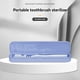 thumbnail image 3 of Esterilizador Portátil de Cepillos Dentales ZL-34L con Tecnología UV, Desinfecta y Elimina Bacterias, Funciona con Baterías AAA (No Incluidas), Ideal para Viajes, Color Morado, 3 of 7