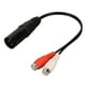 thumbnail image 4 of Cable de Divisor y femenino y de macho a 2, cable de sonido de conector chapado en Oro de 24k fácil de usar cable de sonido de 3 pinos de 3 pinos para altavoces activos para para, 4 of 7