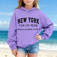 thumbnail image 3 of Girls Pullover Hoodie Soft Cozy Sweatshirt For Everyday Casual Wear And Outdoor Activities With Cute Design, 3 of 3