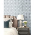 thumbnail image 2 of NextWall NW30106 Diamond GeometricNavy Blue Peel & Stick Wallpaper, 2 of 5