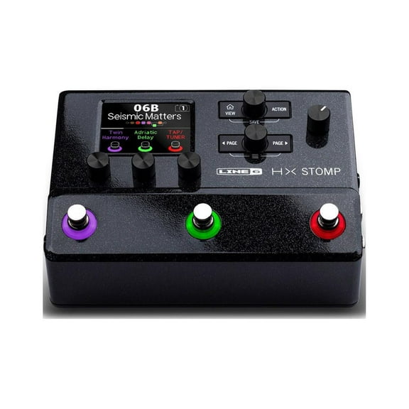 HX Stomp Guitar Multi-Effects Floor Processor Black