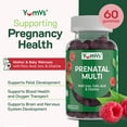 thumbnail image 6 of YumVs Prenatal Gummies for Women - Prenatal Vitamins for Women with Folic Acid, Iron & Choline - Vegetarian & Kosher Pregnancy Vitamins - Womens Prenatal Multivitamin with A C D3 E B6 B12 (60 Count), 6 of 11