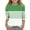 Green#1, variant on SERTG Child Child Plaid Striped 3/4 Sleeve Shirt – Lightweight Round Neck Pullover for Spring Autumn Printed Casual Layering Tee(Yellow,4 Years)