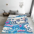 thumbnail image 4 of Cinnamoroll Fleece Blanket Super Soft Cozy Throw Blanket 50"X40", Lightweight Fuzzy Comfy Flannel Blanket Warm Plush Throw Blankets For Couch, Sofa, Bed, 4 of 8