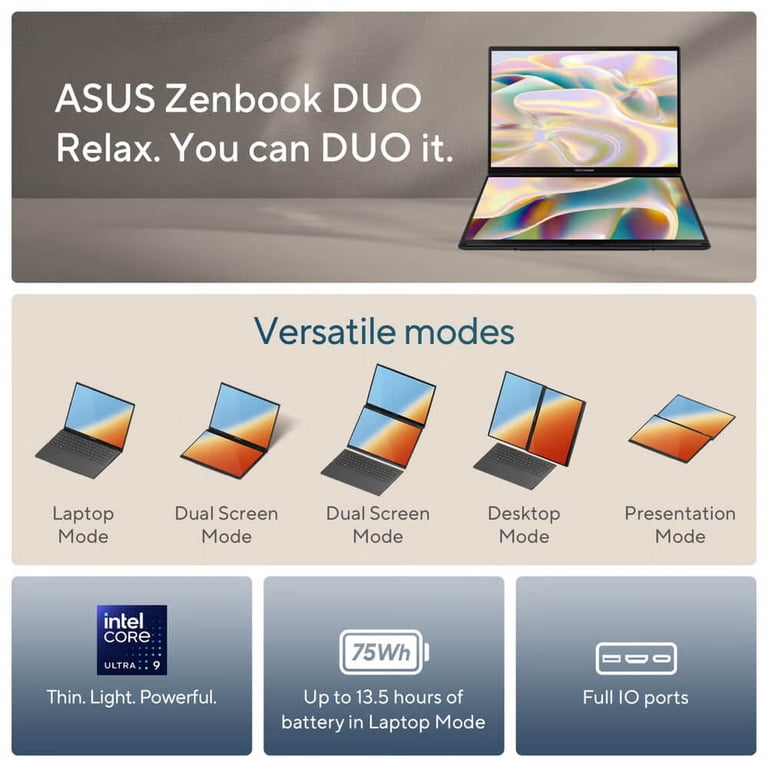 Asus ZenBook Duo UX8406 UX8406CA-PS99T 14