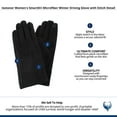 thumbnail image 5 of Isotoner  SmartDri Microfiber Winter Driving Glove with Stitch Detail (Women), 5 of 5