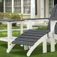 thumbnail image 6 of HYJY Outdoor Adirondack Ottoman - Weather-Resistant HDPE Patio Footrest for Ultimate Relaxation(Grey), 6 of 15