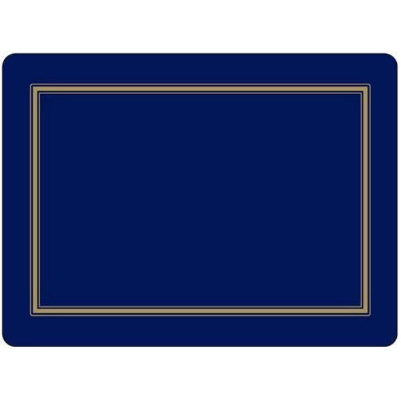 Pimpernel 2010648184 Classic Midnight Blue Collection Placemats - Set of 4