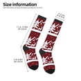 thumbnail image 5 of Bingfone Compression Socks For Women And Men Long Socks For Running Athletic Cycling Nurse-Christmas Buffalo Plaid, 5 of 9