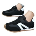 thumbnail image 3 of newwalpole Boys Wide Toe Box Sneakers Girls Zero Drop Running Shoes Breathable Walking Trainers for Kids Black for Size 12.5, 3 of 9