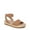 Cookie Dough Tan, variant on SOUL Naturalizer Womens Deara Platform Flat Sandals - Medium & Wide Width