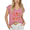 Rose Red, variant on Tomato Shirt Women Print Tshirt Graphic Tees Shirts Rose Pink Minimalist Tomato Aesthetic Sleeveless Casual Summer Tee Size S-5XL Tops