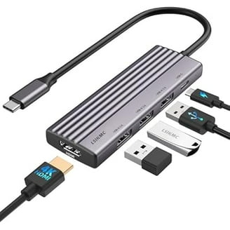 分配器・切替器 DELL 7-in-1 USB-C Multiport Adapter Dell 7-in-1 USB-C Multiport Adapter DA310 - Laptop Computer Cable