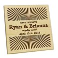 thumbnail image 2 of 40 Custom Engraved Wooden Magnet Rustic Wedding Save The Date Wooden Magnet Personalized Gift, 2 of 2
