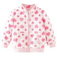 thumbnail image 2 of VerPetridure Toddler Baby Girls Boys Knit Fleece Jacket Zipper Up Cardigan Sweaters for Kids Long Sleeve Crewneck Warm Coat Fall Winter Tops Blouse, 2 of 8