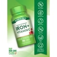 thumbnail image 3 of Iron Plus Vitamin C Tablets | 65mg of Iron | 90 Count | Gluten Free | by Nature's Truth, 3 of 7