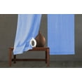 thumbnail image 2 of The Cozy Creations Set of 2 Rod Pocket Window Panels, 100% Cotton Curtain for Door ,Bedroom, Living Room, Kitchen, Thik Cotton Extra Long Blackout Curtains, Light Denim Blue, 44" Wide x 150" Length, 2 of 2