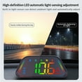 thumbnail image 6 of LC-dolida GPS Speedometer, Universal Car Head Up Display with 360° Adjustable Mount & LED Large Screen, Overspeed Alarm Compass & Auto Brightness, 7 RGB Modes & Real-Time MPH/KMH for All Vehicles, 6 of 9