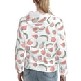 thumbnail image 2 of Hoodies for Women - pink fruit A Comfrt Colour Drawstring Women'S Fashion Hoodies & Sweatshirts, Fall Outfits Clothes for Women 2024 Pullover with Kangaroo Pocket, 2 of 7