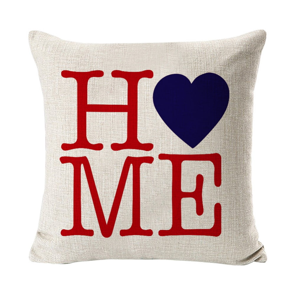 4th of July Pillow Covers 18x18 Independence Day Memorial Day Patriotic