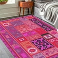 thumbnail image 6 of 5'x7' entryway rug non slip bedroom rug under king size bed bath rug runner rug for bedroom desk chair mat carpet, 6 of 9