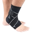 thumbnail image 2 of Ankle Brace Compression Sleeve Relieves Achilles Tendonitis Joint Pain Plantar Fasciitis Sock with Foot Arch Support for Sports, 2 of 5
