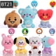 thumbnail image 2 of ZYY~kpop bts bt21 - muñeca de peluche sentada (12 cm, 12 cm, llavero, llavero, tata cooky chimmy koya), 2 of 5