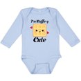 thumbnail image 3 of Inktastic Waffle Pun Im Waffle-y Cute Girls Long Sleeve Baby Bodysuit, 3 of 5