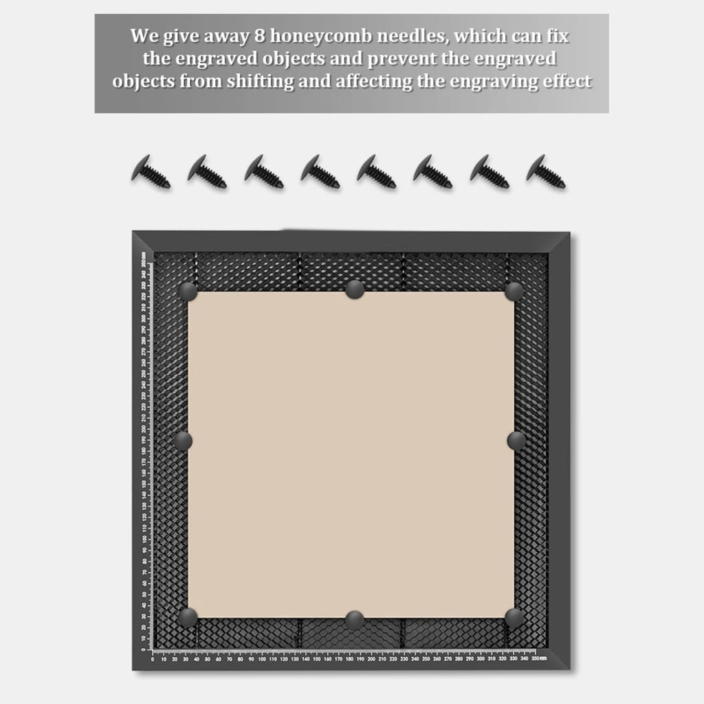 Zeiwohndc Aluminum Platform for Carving Mchiane Stable Engraving 300x300mm