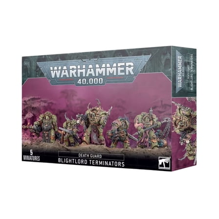 Warhammer 40,000 Death Guard Blightlord Terminators - 5 Miniatures