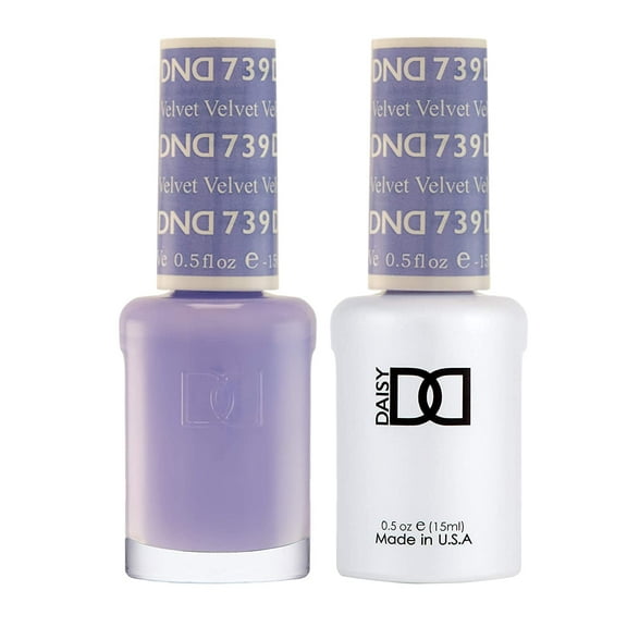 DND Nail Polish Gel & Matching Lacquer Set (739 - VELVET)