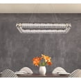 thumbnail image 4 of Monroe 42 inch LED single rectangle pendant in chrome, 4 of 4
