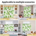 thumbnail image 5 of St. Patrick's Day Kitchen Curtains Window Panels, Watercolor Lucky Shamrock Polka Dots Green Insulated Window Treatment Curtain, Grommet Curtains for Bedroom/Living Room/Bathroom, 2 Piece 42"Wx45"L, 5 of 8