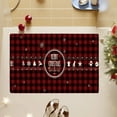 thumbnail image 4 of Uuowzo Merry Christmas Kitchen Rugs Mats, Buffalo Plaid Winter Xmas Holiday Home Kitchen Decor Floor Mats, Washable Non-Slip Sink Carpet, 24x16in, 4 of 6