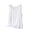 White, variant on Asxite Tank Tops for Women Plus Size Sleeveless Solid Color Round Neck Pleated Wide Strap Casual Blouse