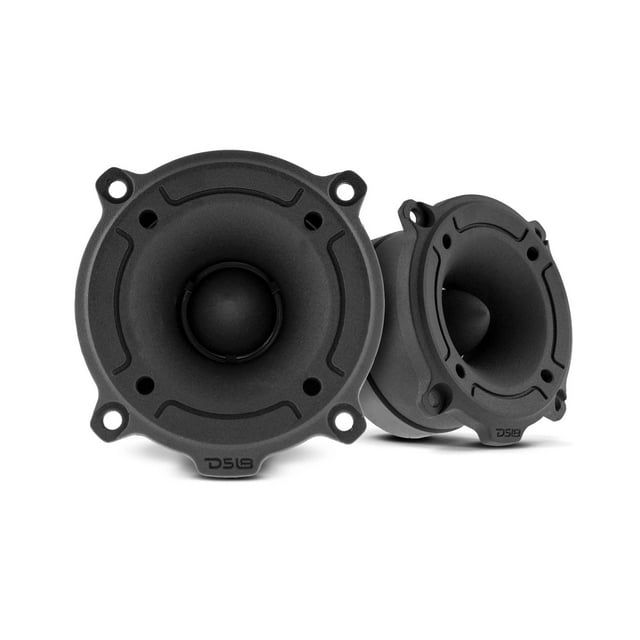 DS18 PRO-TW120B Super Tweeter en negro - Marco y diafragma de aluminio de 3", 240 W máx., 120 W RMS, 4 ohmios, Crossover incorporado - Los tweeters PRO son los mejores en el mercado de audio profesion