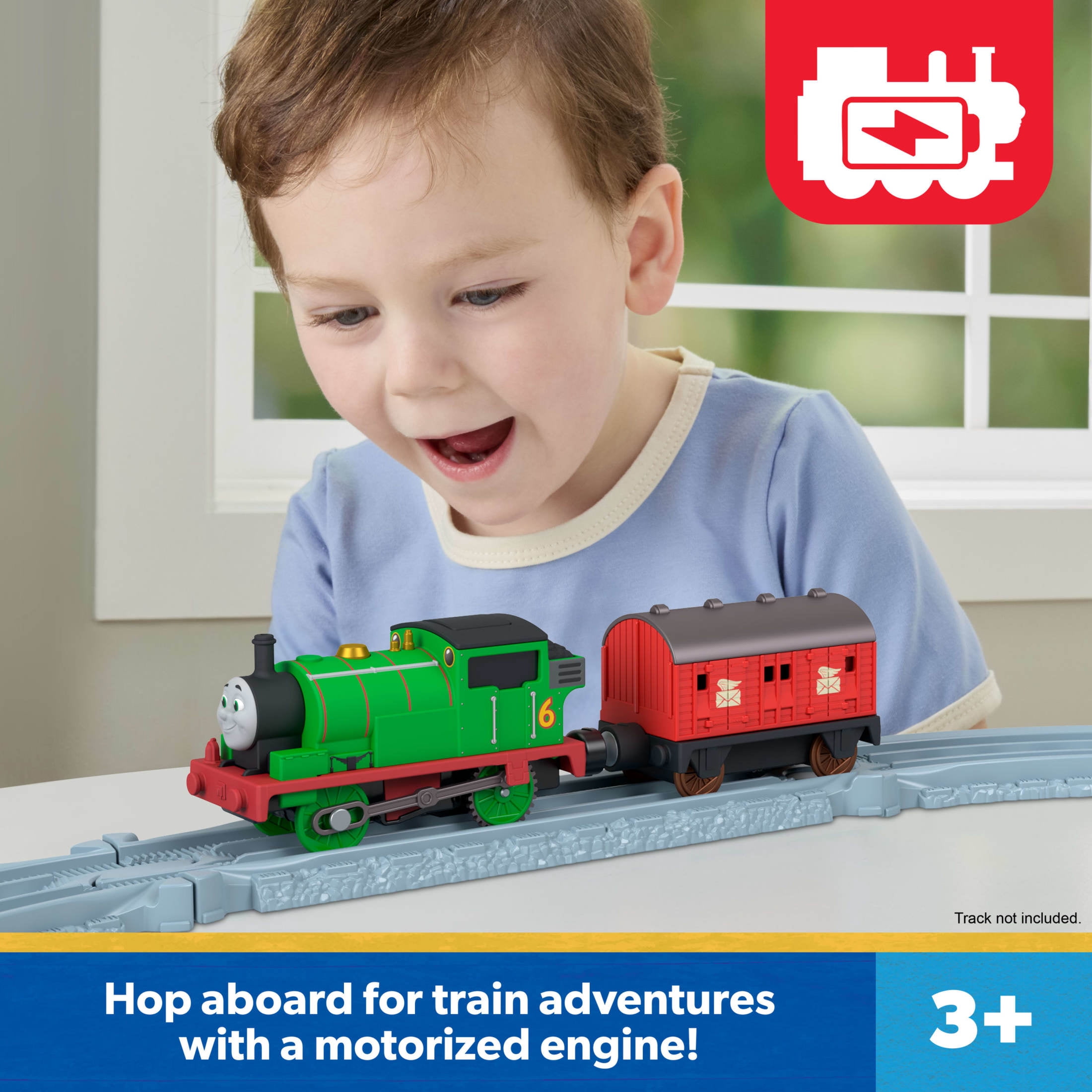 Thomas & Friends by Fisher-Price Motorized Engine, Battery-Powered Toy Train (Styles May Vary)