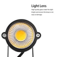 thumbnail image 4 of Inteprter Impermeable 3 * 1W COB LED Césped Jardín Luz de inundación Patio Camino Proyector Lámpara con base Impermeable Blanco frío AC 85-265V Iluminación y accesorios No.2 Inteprter HA025684-02, 4 of 6