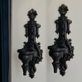 thumbnail image 6 of QSTDGVPW 2 Pieces Candle Holder Candle Stand Candlestick for Living Room Home Desktop Black, 6 of 9