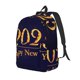 thumbnail image 1 of Disketp 2025 Happy New Year 3 print Canvas Backpack Lightweight Travel Daypack Student Rucksack Laptop Backpack-Small, 1 of 5