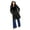 Black, variant on Women's Plus Size Goddess Coat