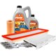 thumbnail image 1 of Kit De Afinación Con Aceite 15W40 Mineral, Bujías Cobre, Filtro De Aire, Filtro De Aceite Y Filtro De Cabina 10 Piezas Compatible con Volkswagen Passat L5 2.5L DE 2012 A 2014, 1 of 1