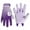 White and Purple, variant on HANDLANDY Football Gloves Youth, Sticky Kids Receiver Gloves for Boys Girls, Stretch Fit Flag Football Gloves