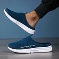 thumbnail image 3 of Breathable Lightweight Solid Men's Slip On Casual Shoes - Comfy For Outdoor Walking Fishing, 3 of 9