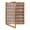 Walnut, variant on Playing Card Deck Display Case - Holds 70 Decks