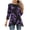 Gray-5, variant on Womens Blouses Casual 3/4 Sleeves Tunic Top Oversized Crewneck Clothes Leopard Print Stylish Shirts